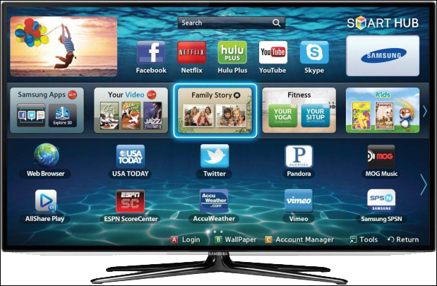 Smart TV App Development Design, development, testing Smart TV apps.